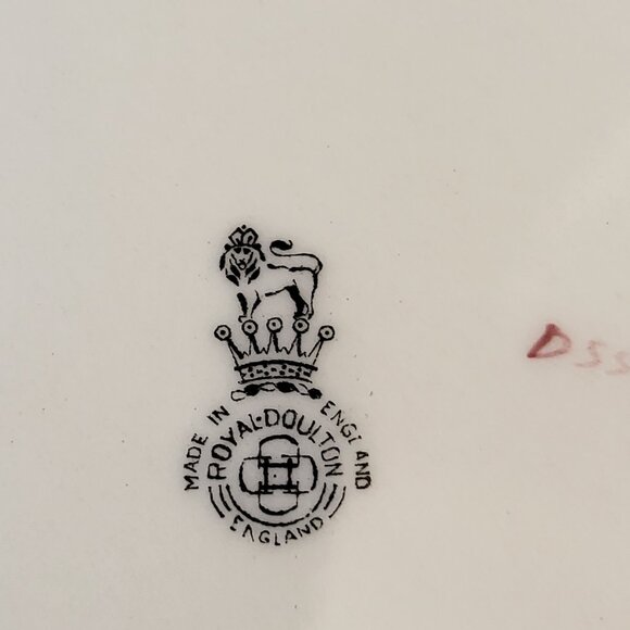 Royal Doulton Australian Gum Trees A Pattern D5506/4 Display Plate c1935 England - Picture 7 of 11